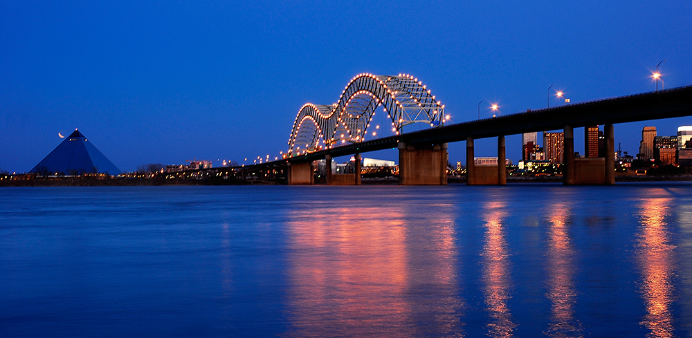 Memphis Bridge Over Mississippi River